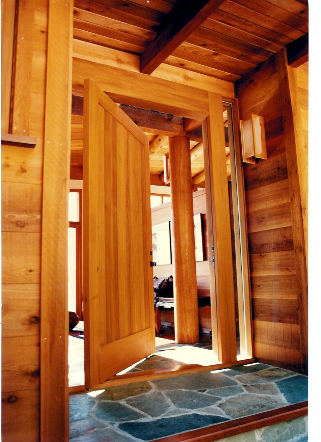 Impressive Solid Wood Front Door~BC Gulf Island