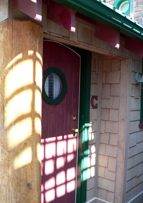 Cabin Door~Peden Lane, Brentwood Bay
