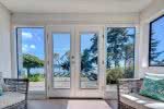 Lower Level French Doors To Garden