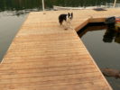 New Dock @ Hunter Island Shawnigan Lake BC