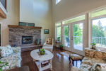 Great Room~FP & French Doors~444 Lakeview Rd