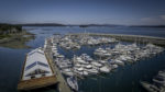 Aerial Over Port Sidney Marina & Islands. peternash.com