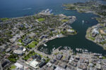 Aerial Victoria BC Harbour. peternash.com